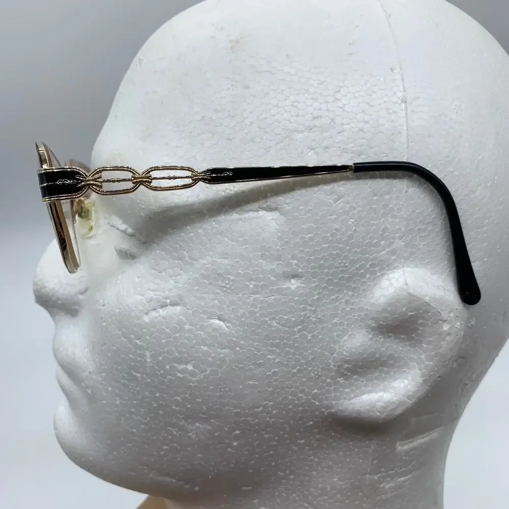 Women's Prescription Gold Color Glasses 56 15